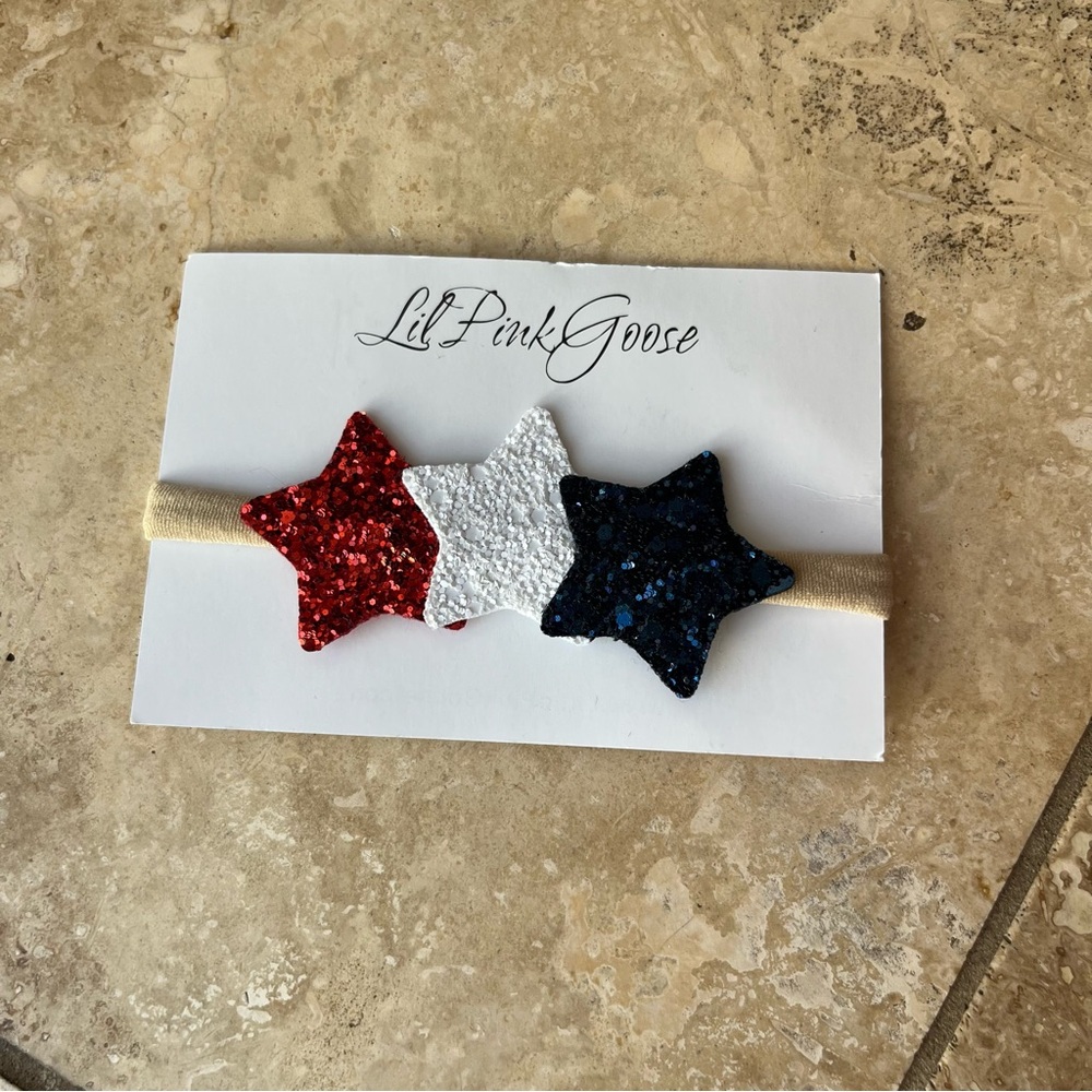 Red, White & Blue Baby Headband